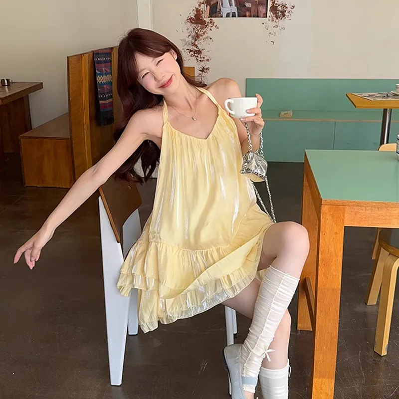 SECFLY OFFICIAL Slip Dress Women's-6