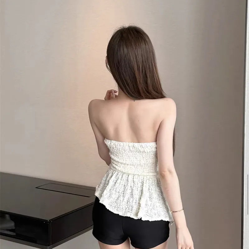 SECFLY OFFICIAL Strapless Top Women's-4
