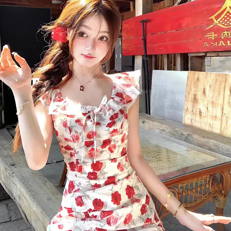 SECFLY OFFICIAL Slip Dress Women's-6