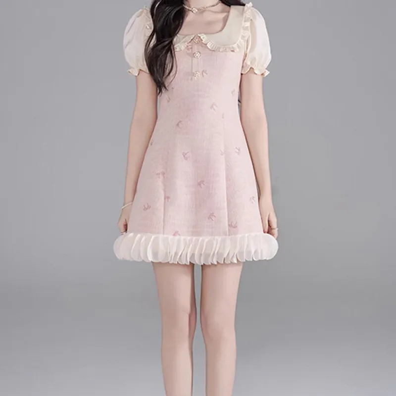 SECFLY OFFICIAL Dress Women's Pink-5
