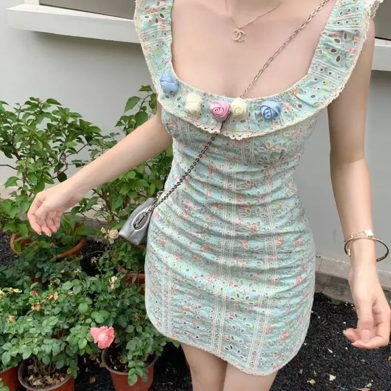 SECFLY OFFICIAL Sleeveless Dress Women's Multicolor-3