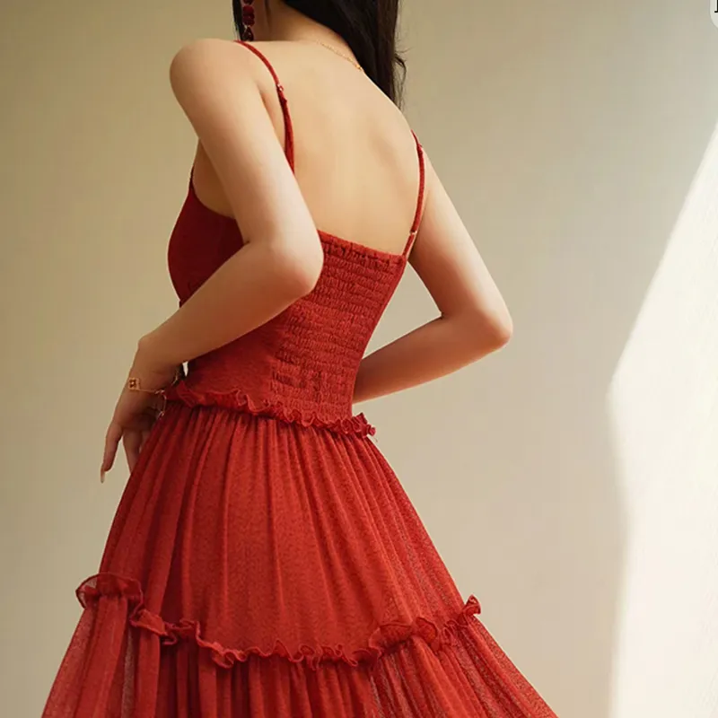 SECFLY OFFICIAL Slip Dress Women's-3