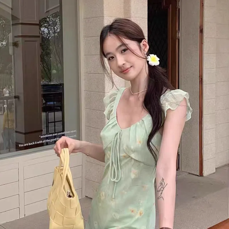 SECFLY OFFICIAL Slip Dress Women's-4