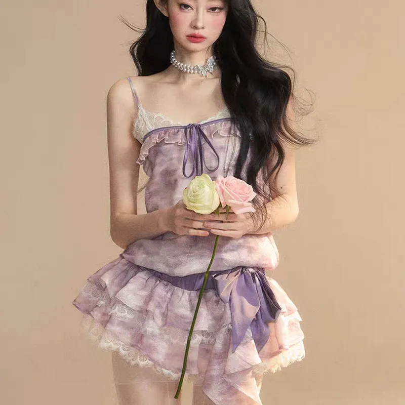 SECFLY OFFICIAL Slip Dress Women's-3