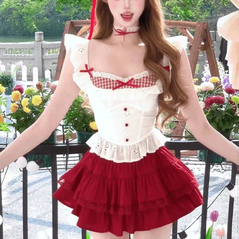 SECFLY OFFICIAL Skirt Set Women's-5