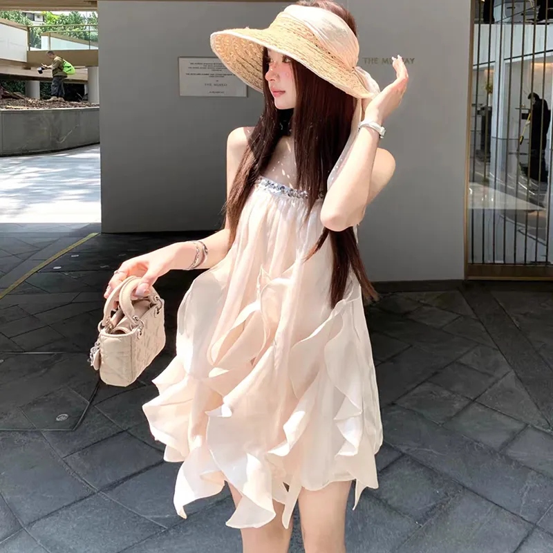 SECFLY OFFICIAL Slip Dress Women's-4
