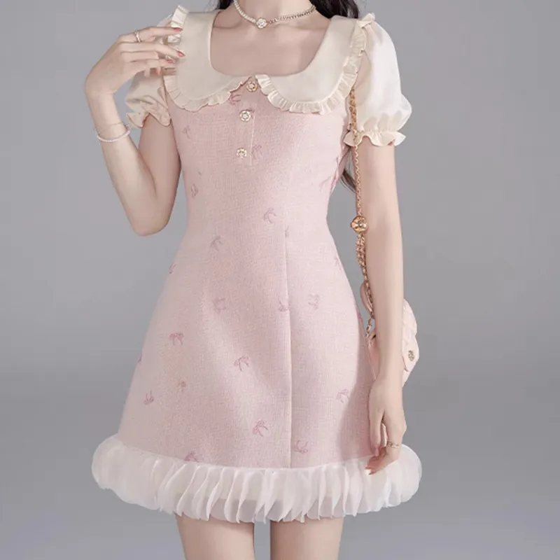SECFLY OFFICIAL Dress Women's Pink-3