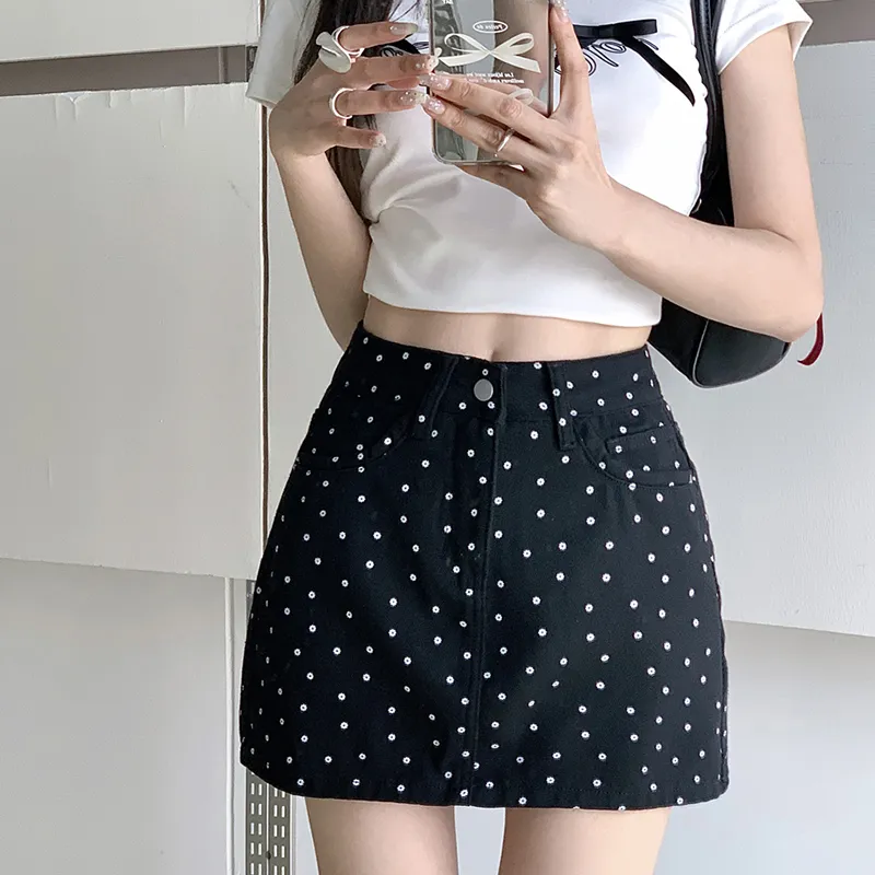 SECFLY OFFICIAL Casual Short Skirts Women's Black-2