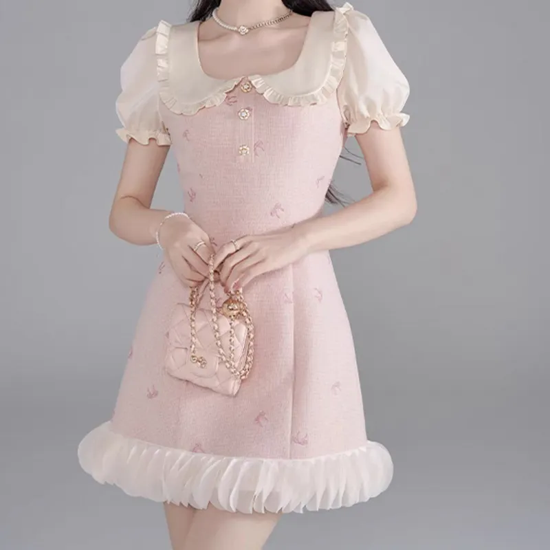 SECFLY OFFICIAL Dress Women's Pink-2