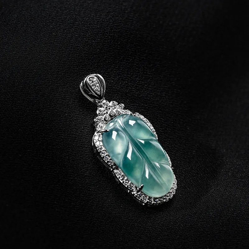 YUANYUXIANG Ice Glutinous Jadeite Necklaces Unisex-4