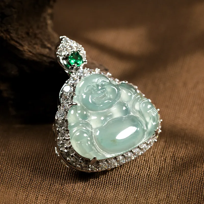 YUANYUXIANG Ice Glutinous Jadeite Necklaces Women's-2