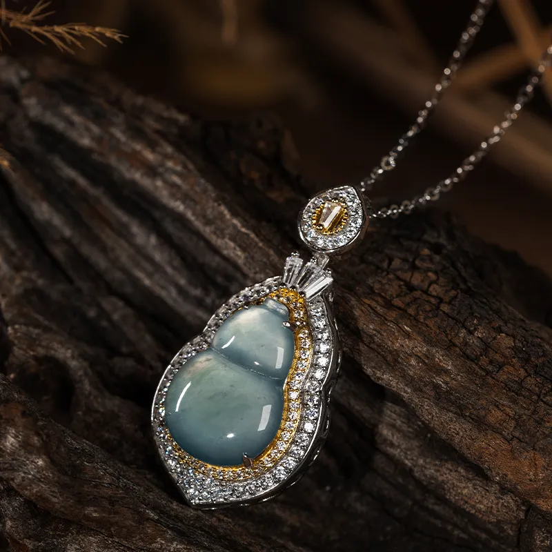 YUANYUXIANG Glutinous Jade Jadeite Necklaces Unisex-1