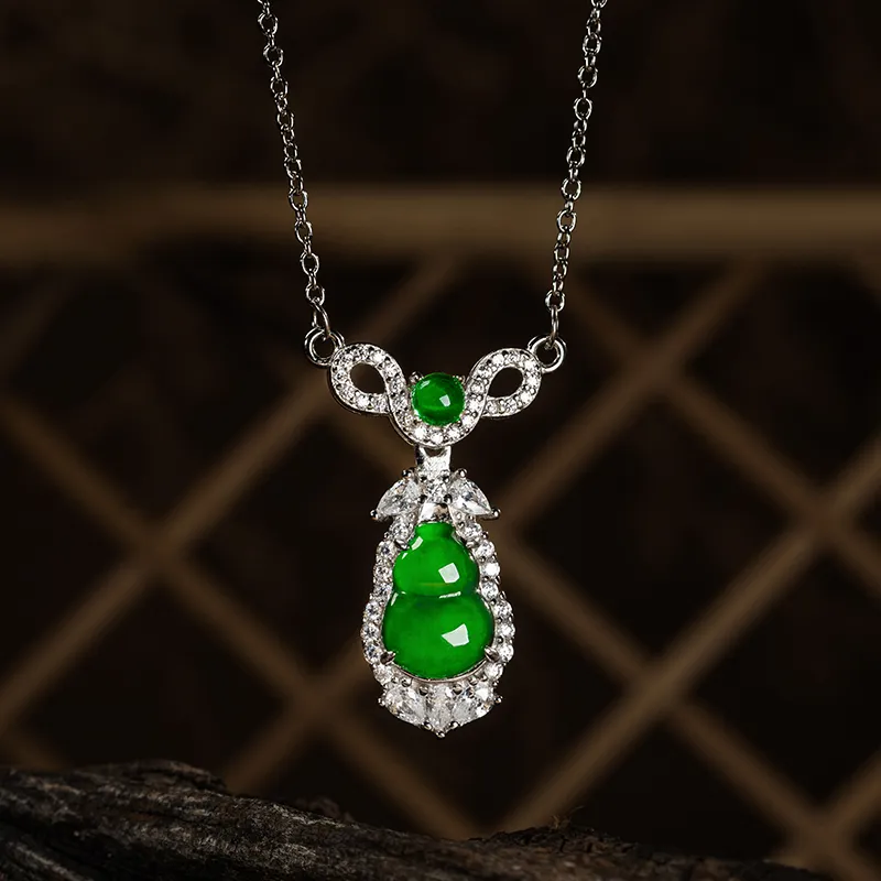 YUANYUXIANG Ice Type Jadeite Necklaces Women's-1