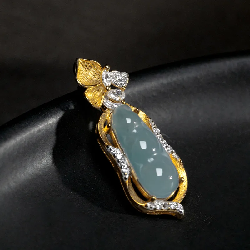 YUANYUXIANG Ice Glutinous Jadeite Necklaces Women's-4