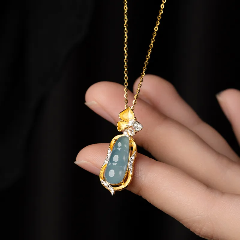 YUANYUXIANG Ice Glutinous Jadeite Necklaces Women's-2