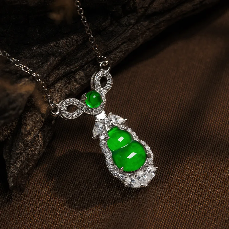 YUANYUXIANG Ice Type Jadeite Necklaces Women's-4