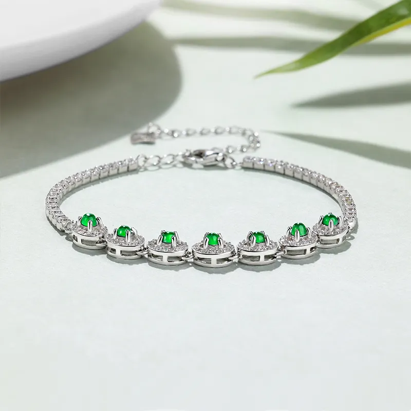 YUANYUXIANG Ice Type Jadeite Bracelets Women's-3
