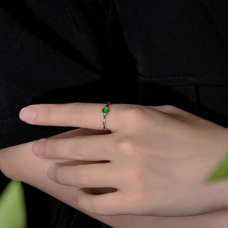 YUANYUXIANG Ice Type Jadeite Rings Women's-1