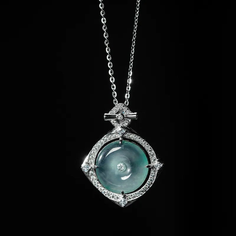 YUANYUXIANG Ice Type Jadeite Necklaces Women's-2