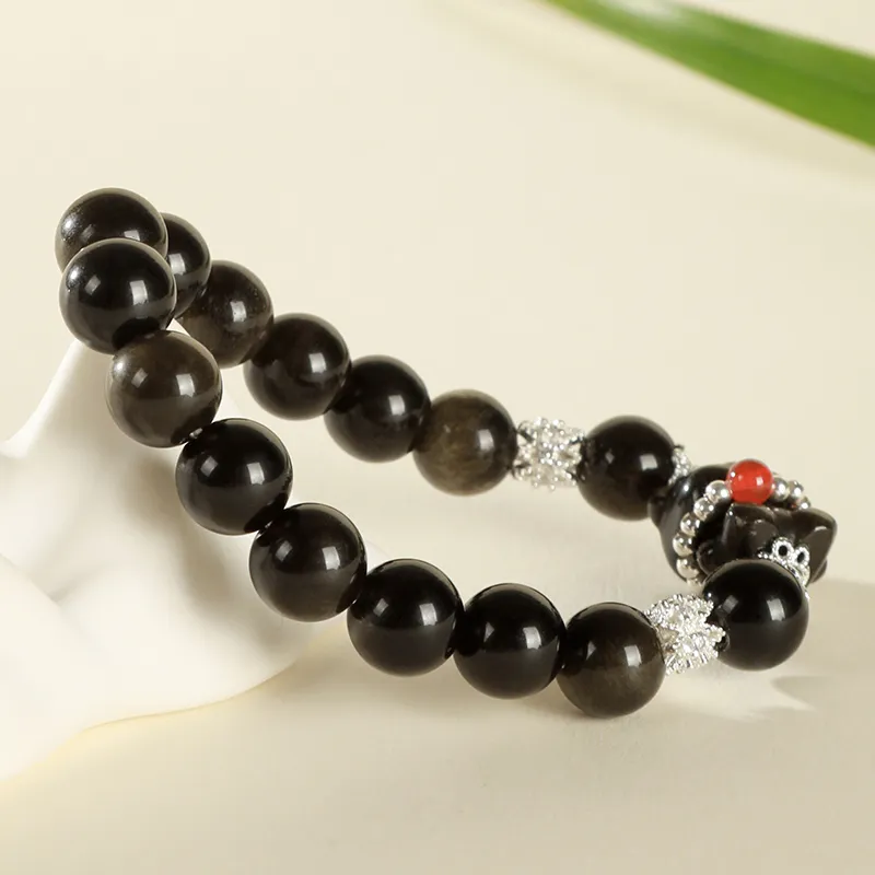YUYIHUAN Obsidian Bracelets Unisex-5