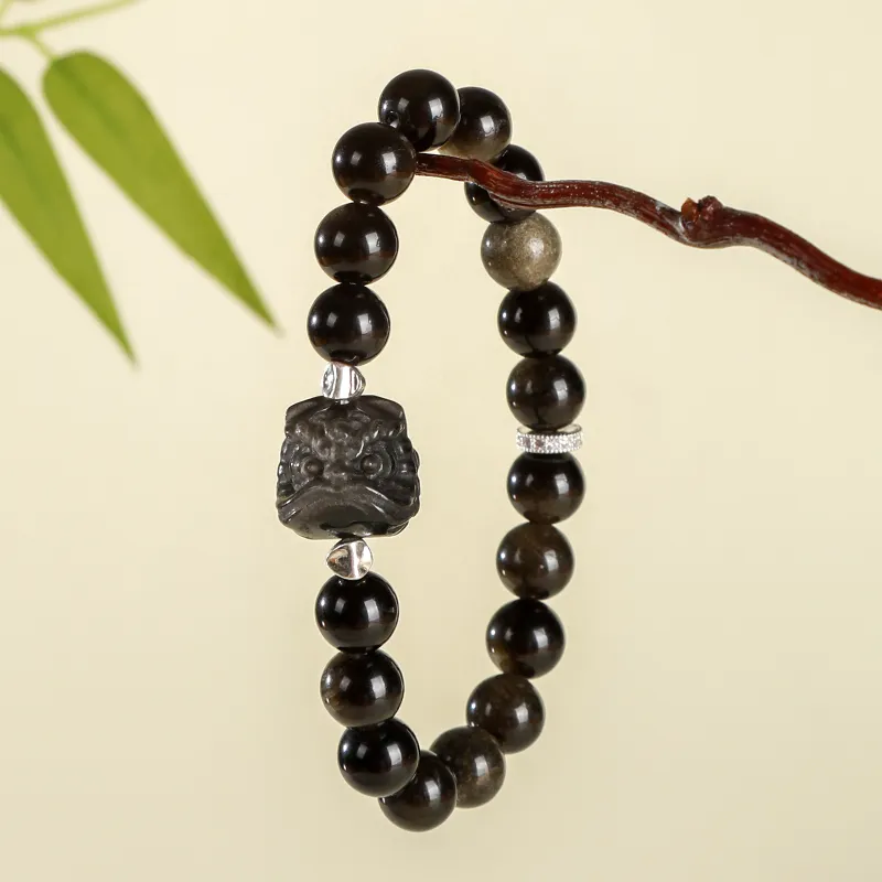 YUYIHUAN Obsidian Bracelets Unisex-2