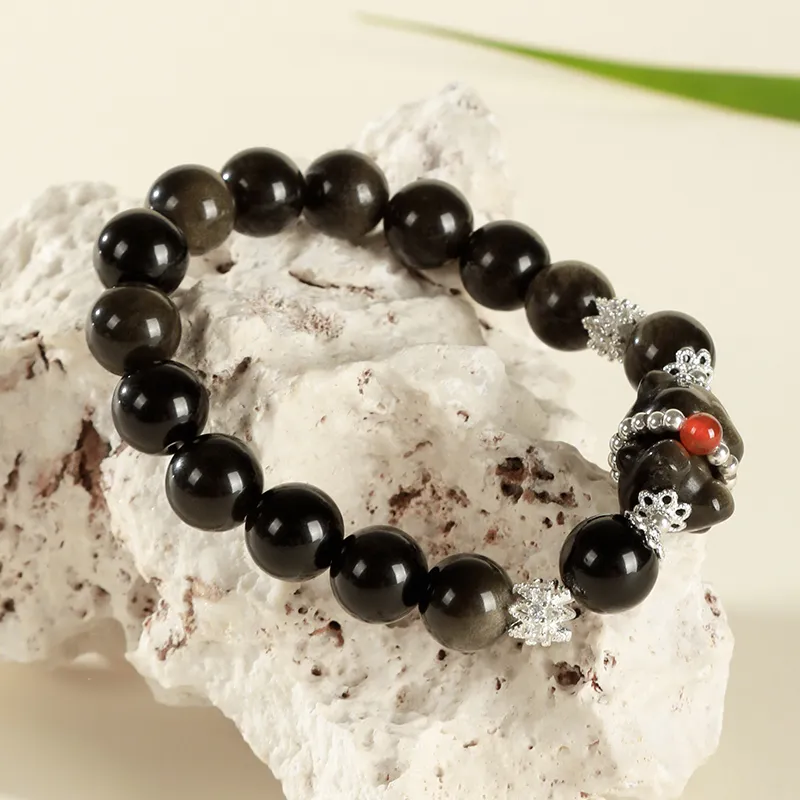 YUYIHUAN Obsidian Bracelets Unisex-3