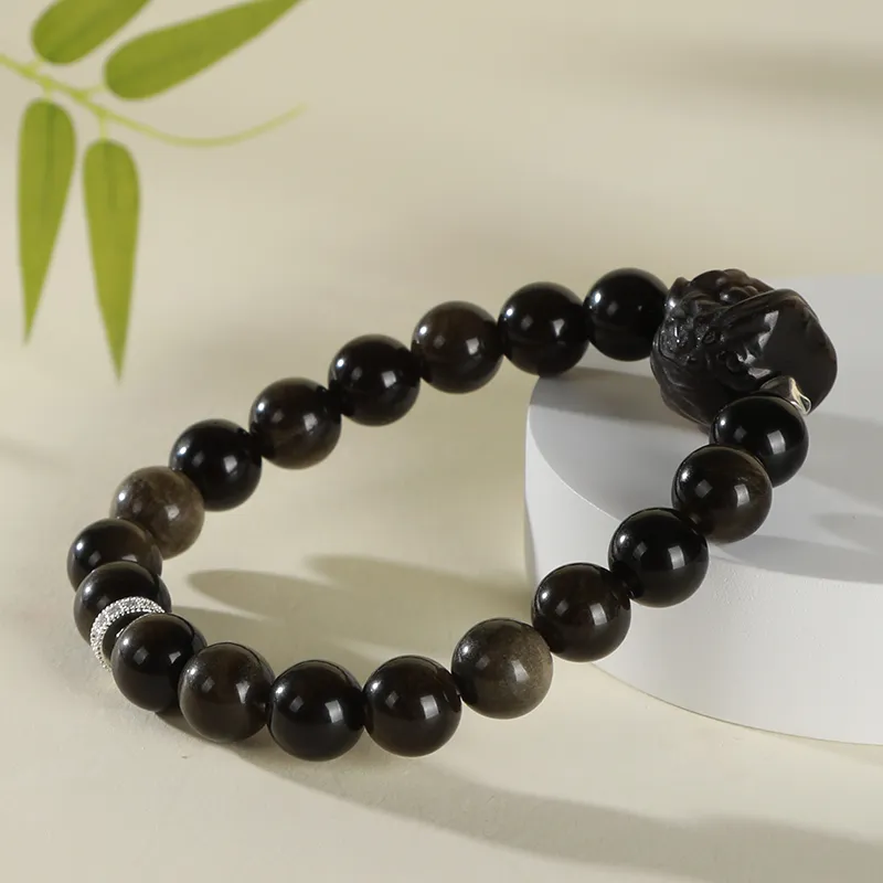 YUYIHUAN Obsidian Bracelets Unisex-1