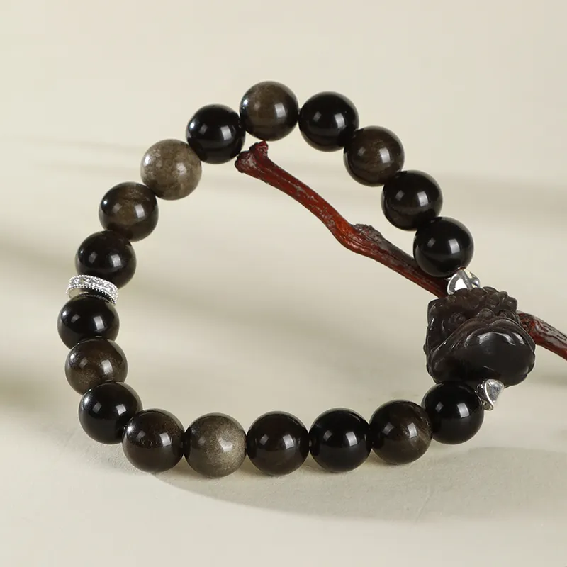 YUYIHUAN Obsidian Bracelets Unisex-3