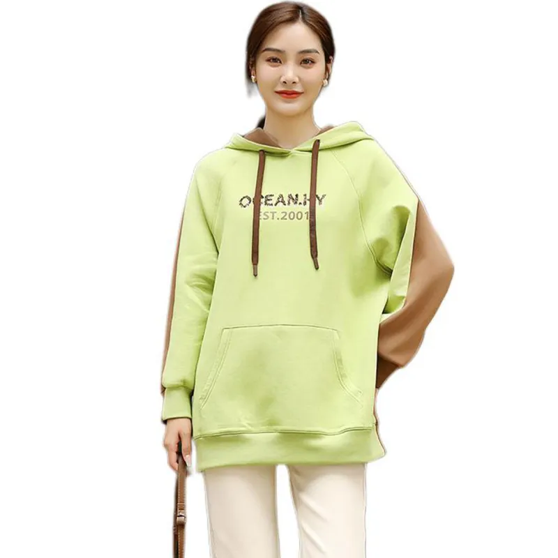 E.BECKY Sweatshirt Women's Moss Green-3