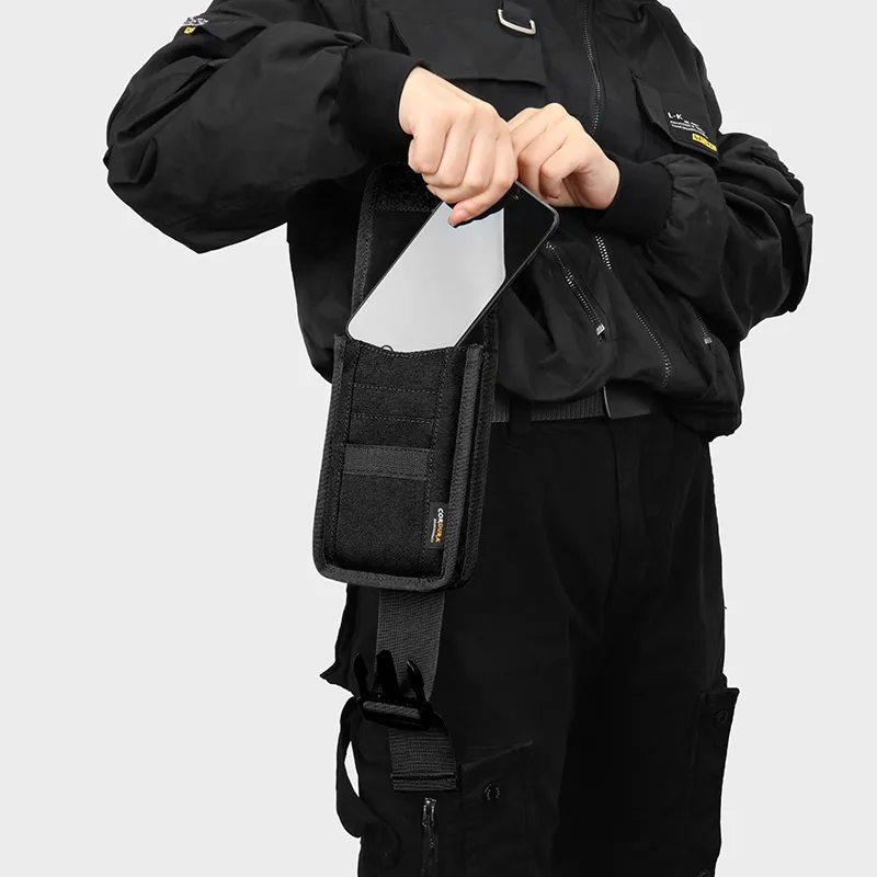 MARDINGTOP CORDURA Fabric Expansion Pack Storage Bag Unisex Khaki/Black-9