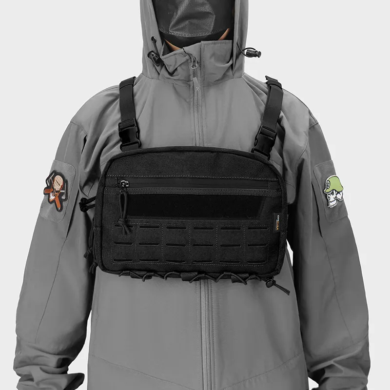 MARDINGTOP DuPont Polyester Sling Bag Trumpets Unisex Khaki/Black-9