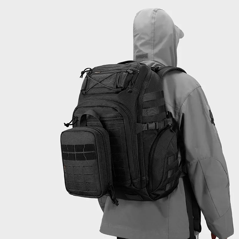 MARDINGTOP Nylon Storage Bag Unisex Khaki/Black-9