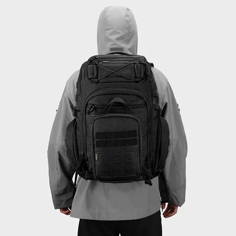 MARDINGTOP Nylon Storage Bag Unisex Khaki/Black-8