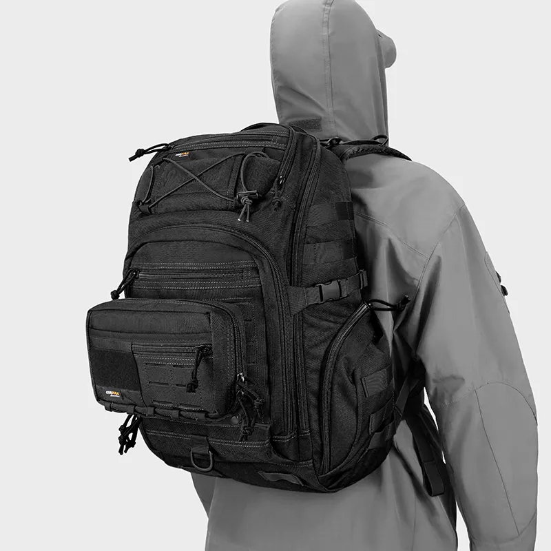 MARDINGTOP CORDURA Fabric MOLLE Expansion Accessories Side Bag Unisex Khaki/Black-9