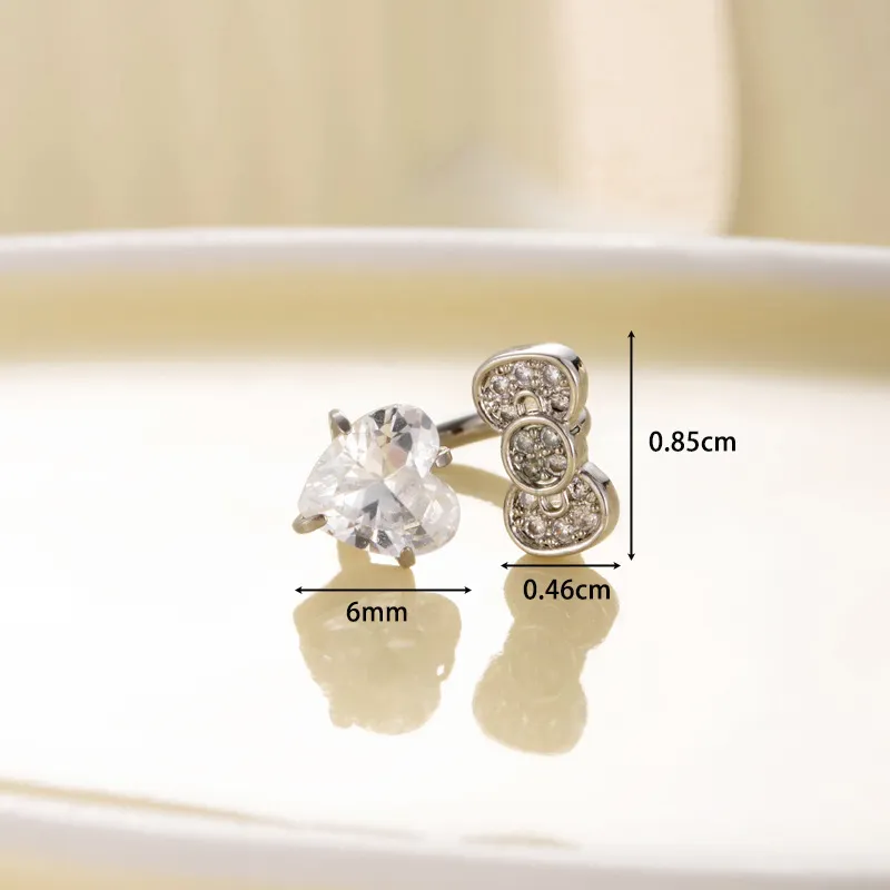 KwOnline Titanium Steel Stud Earrings Women's-1