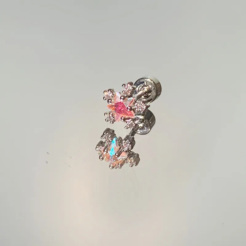 KwOnline Titanium Steel Stud Earrings Women's-3