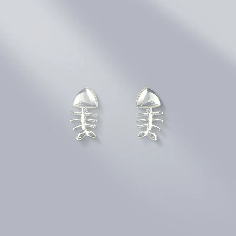 KwOnline S999 Fine Silver Stud Earrings Women's-2