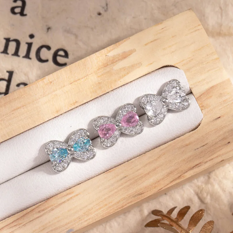 KwOnline Titanium Steel Stud Earrings Women's-2