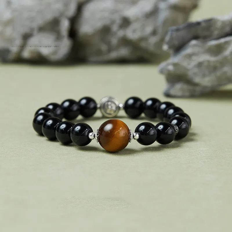 KwOnline Obsidian Bracelets Men's-1