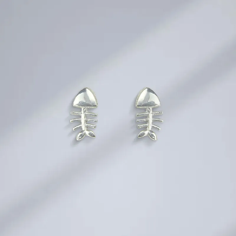 KwOnline S999 Fine Silver Stud Earrings Women's-1