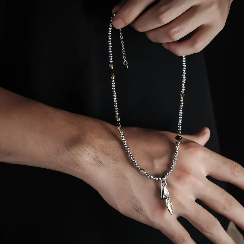 KwOnline Titanium Steel Necklaces Unisex-3