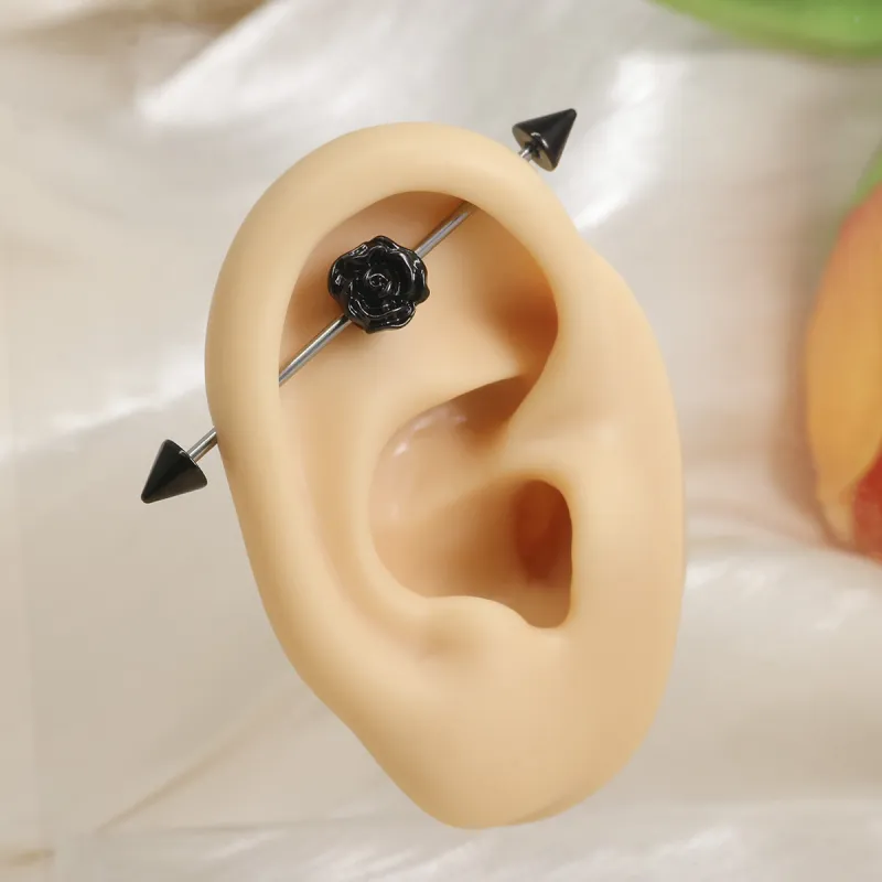 KwOnline Stainless Steel Stud Earrings Unisex-3