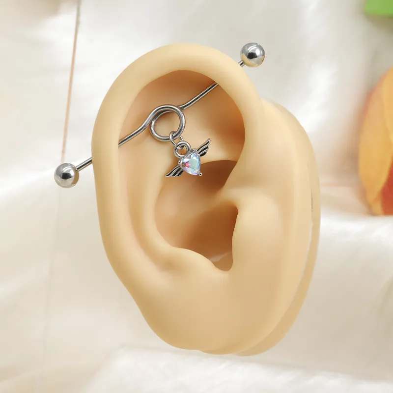 KwOnline Stainless Steel Stud Earrings Unisex-1
