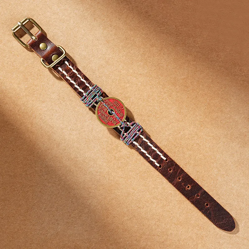 ZHANGKAKA Cinnabar Wristbands Unisex-8
