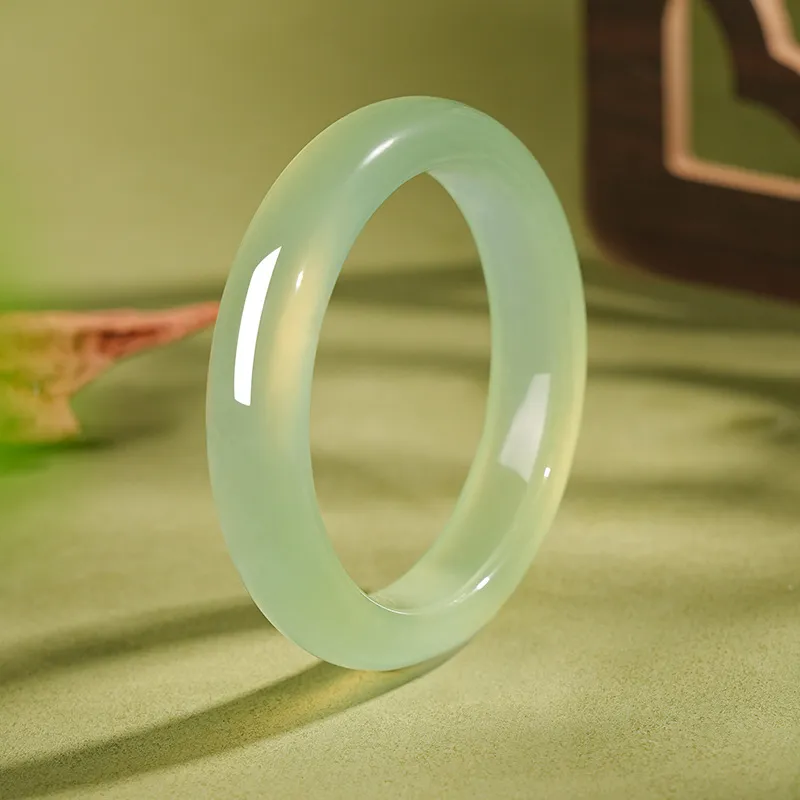 ZHANGKAKA Serpentine Jade Bangles Women's-1