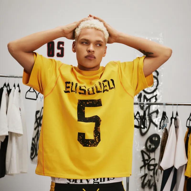 Eusoueu T Shirts Unisex Yellow-3