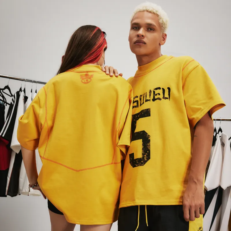 Eusoueu T Shirts Unisex Yellow-5
