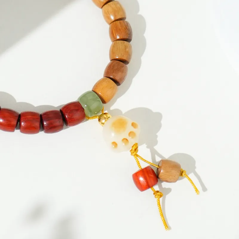 TIANTAISHAN Green Sandalwood Bracelets Unisex-5