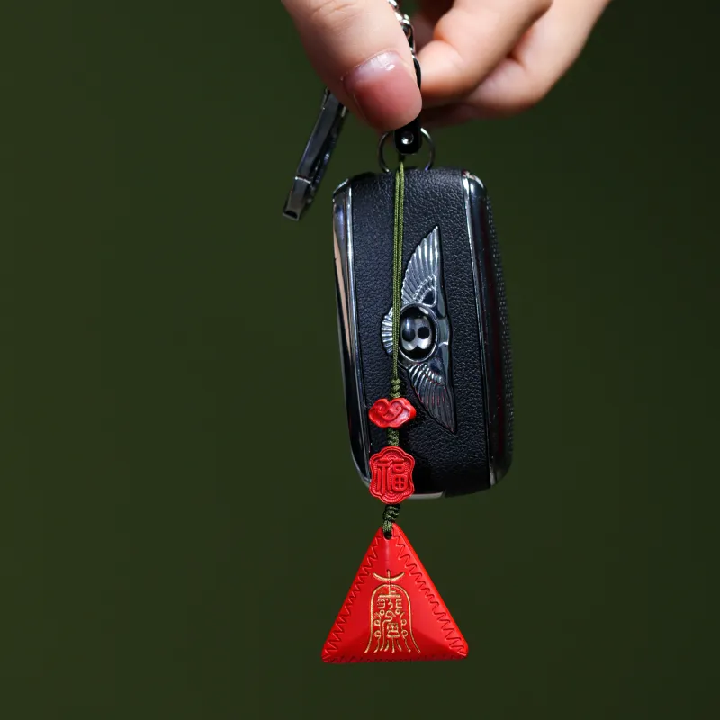 TIANTAISHAN Reconstructed Cinnabar Ornaments Unisex-6