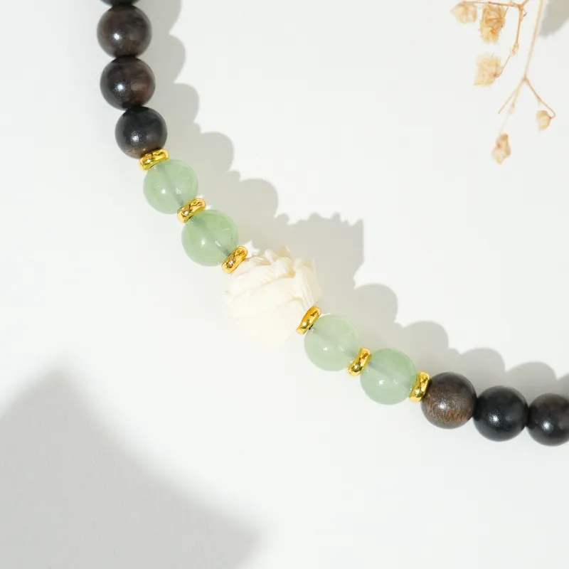TIANTAISHAN Ebony Wooden Bracelets Unisex-4